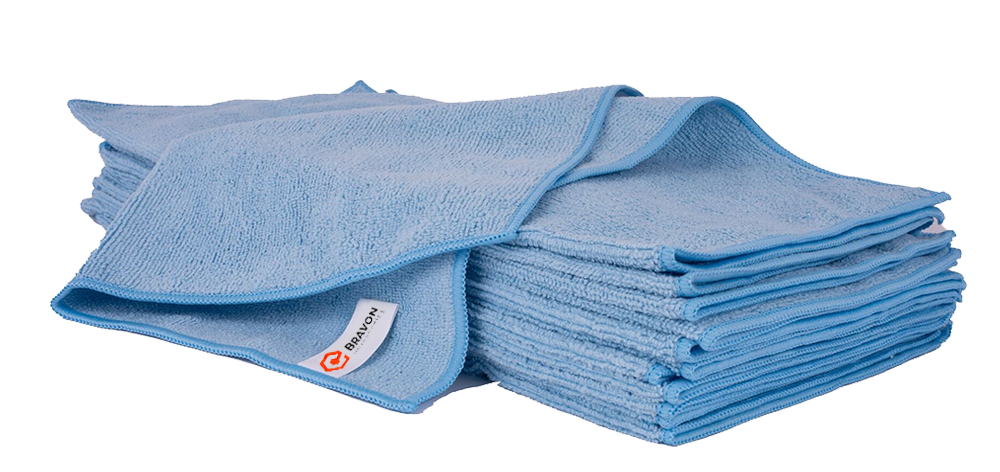 Blue Microfiber Cleaning Cloth 16x16